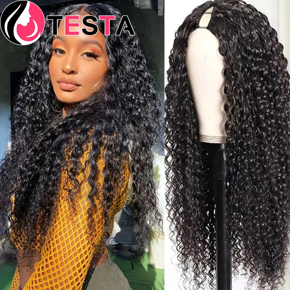 U Part Jerry Curly Human Hair Wigs No Leave Out Thin Part Glueless Brazilian Wig For Women Full Machine Made 180% Density Testa
U Part Jerry Curly Human Hair Wigs No Leave Out Thin Part Glueless Brazilian Wig For Women Full Machine Made 180% Density Testa