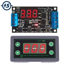DC 5V 12V 24V MOS LED Digital Time Delay Relay Trigger Cycle Timer Delay Switch Circuit Board DIY Timing Control Module
DC 5V 12V 24V MOS LED Digital Time Delay Relay Trigger Cycle Timer Delay Switch Circuit Board DIY Timing Control Module