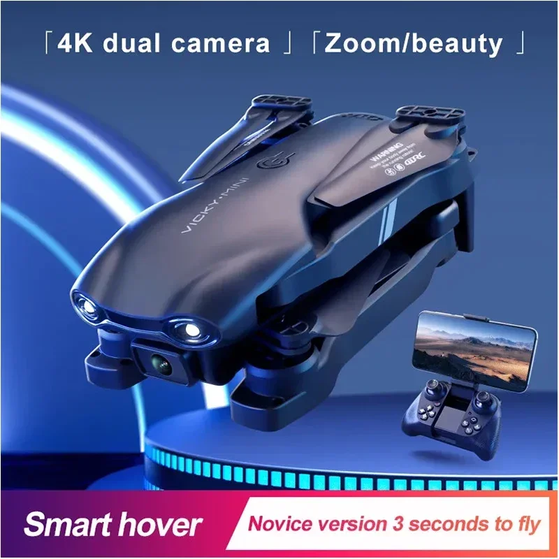 

2023 V13 Mini Rc Drone 4k HD Camera 1080P WiFi Fpv Drone Dual Camera Foldable Quadcopter Real-time transmission Helicopter Toys