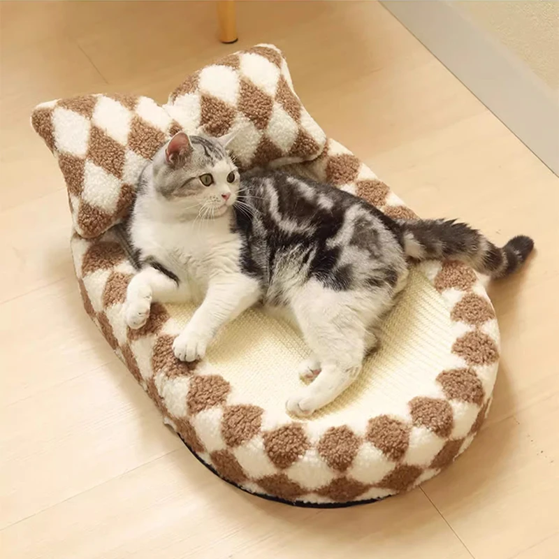 

Sisal Hemp Cat Claw Board Nest Wear-resistant Claw Board Hemp Rope Cat Toy Can Scratch Cats Fun Relaxation Cat Furniture Bl50cs