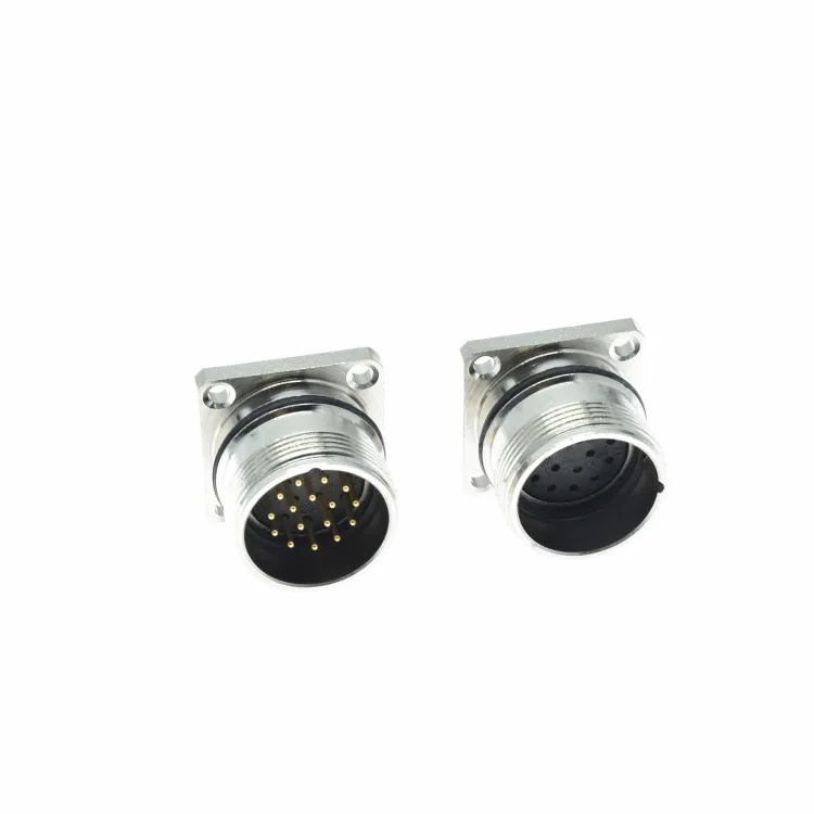 

623-16H sensor waterproof aviation plug 623F-16H M23-16P male and female connector fixed socket Electronic Accessories & Supplie