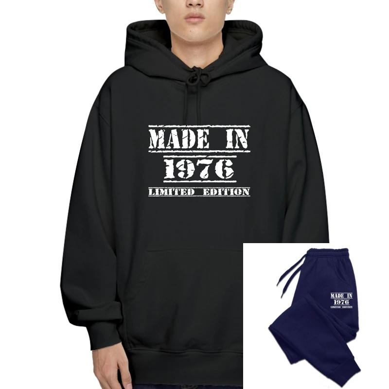 Special SweaSweatOuterwear Hoodie Made In 1976 Limited Edition Birthday Design Printed Cotton Man 100% Cotton Hoodie Men Gift Sw
Special SweaSweatOuterwear Hoodie Made In 1976 Limited Edition Birthday Design Printed Cotton Man 100% Cotton Hoodie Men Gift Sw