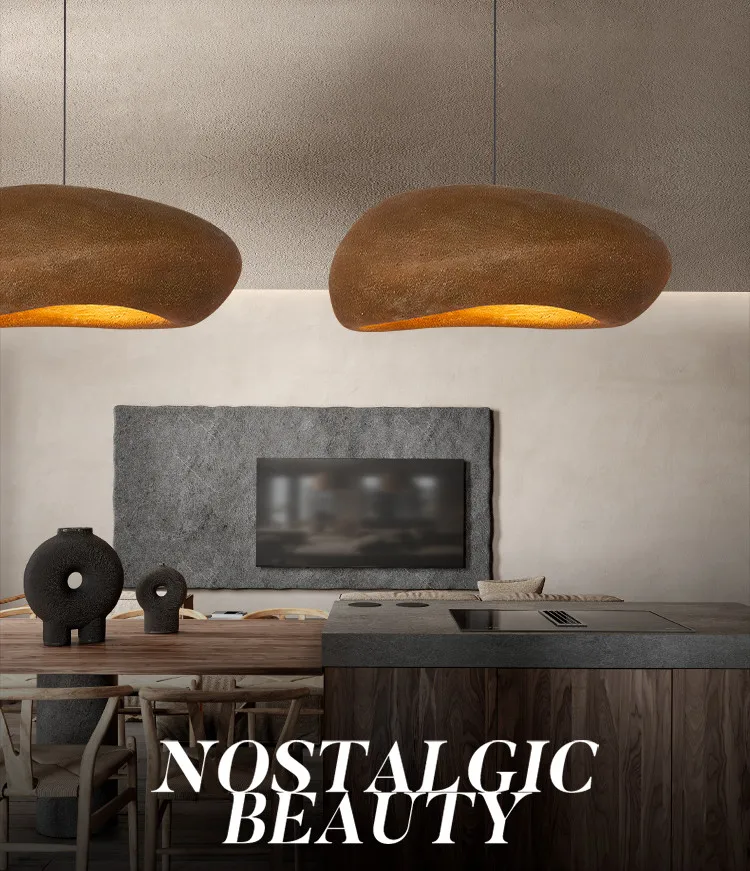 Nordic Handmade Wabi Sabi Restaurant Chandelier Japan Style Indoor Loft LED Hanging Light Kitchen Island Cafe Shope Pendant Lamp Nordic Handmade Wabi Sabi Restaurant Chandelier Japan Style Indoor Loft LED Hanging Light Kitchen Island Cafe Shope Pendant Lamp