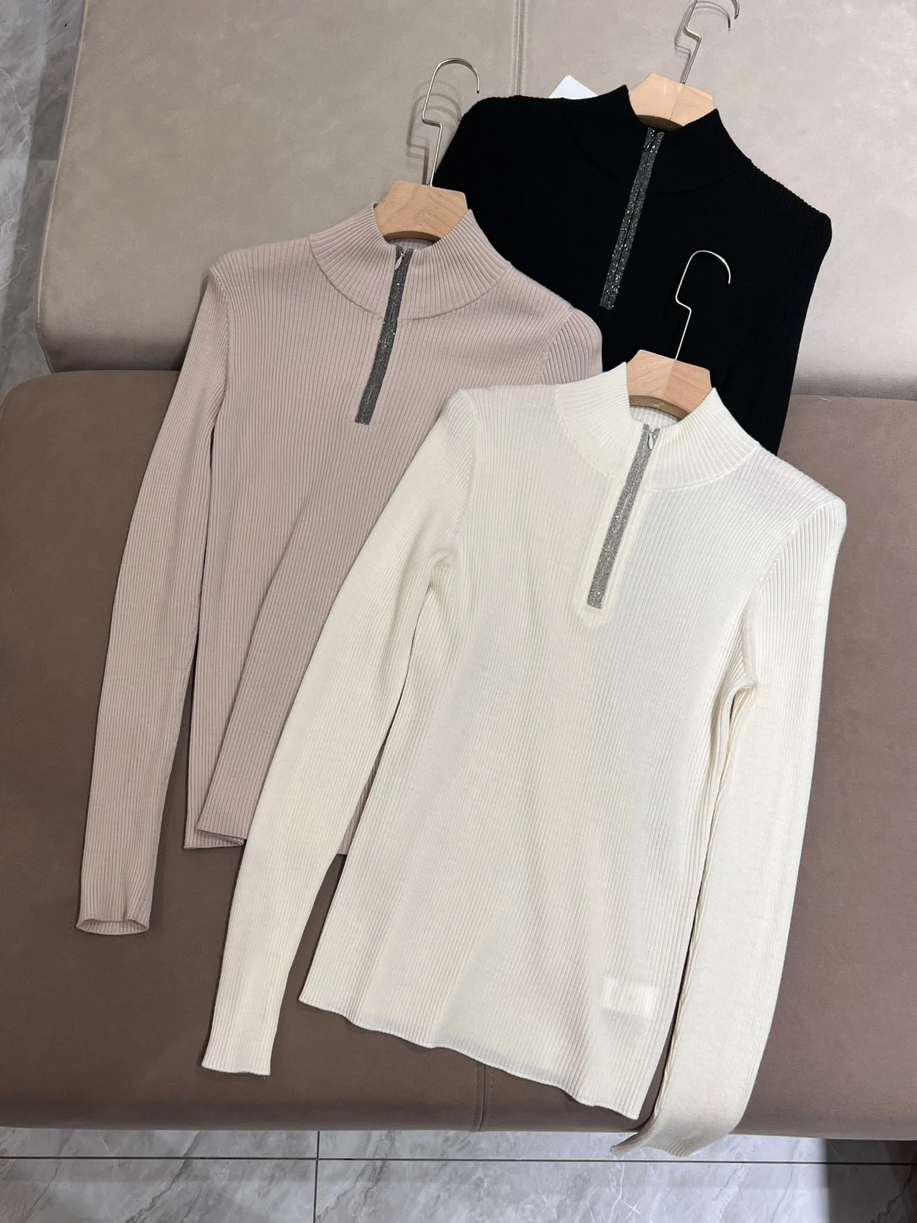 Spring 2024 B*C Women's Sweater Long Sleeves Lightweight Rib Knit Turtleneck Sweater Pullover Top For Female Woman's Clothing
Spring 2024 B*C Women's Sweater Long Sleeves Lightweight Rib Knit Turtleneck Sweater Pullover Top For Female Woman's Clothing
