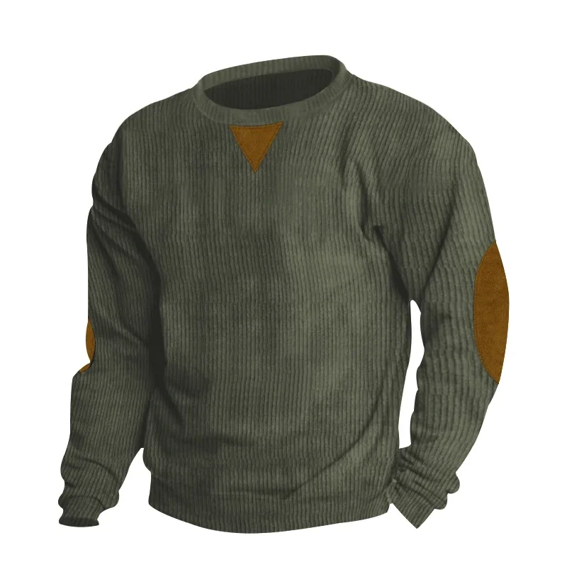 2023 spring and autumn new fashion men's jacket, spliced round neck pullover men's sweatshirt.
2023 spring and autumn new fashion men's jacket, spliced round neck pullover men's sweatshirt.