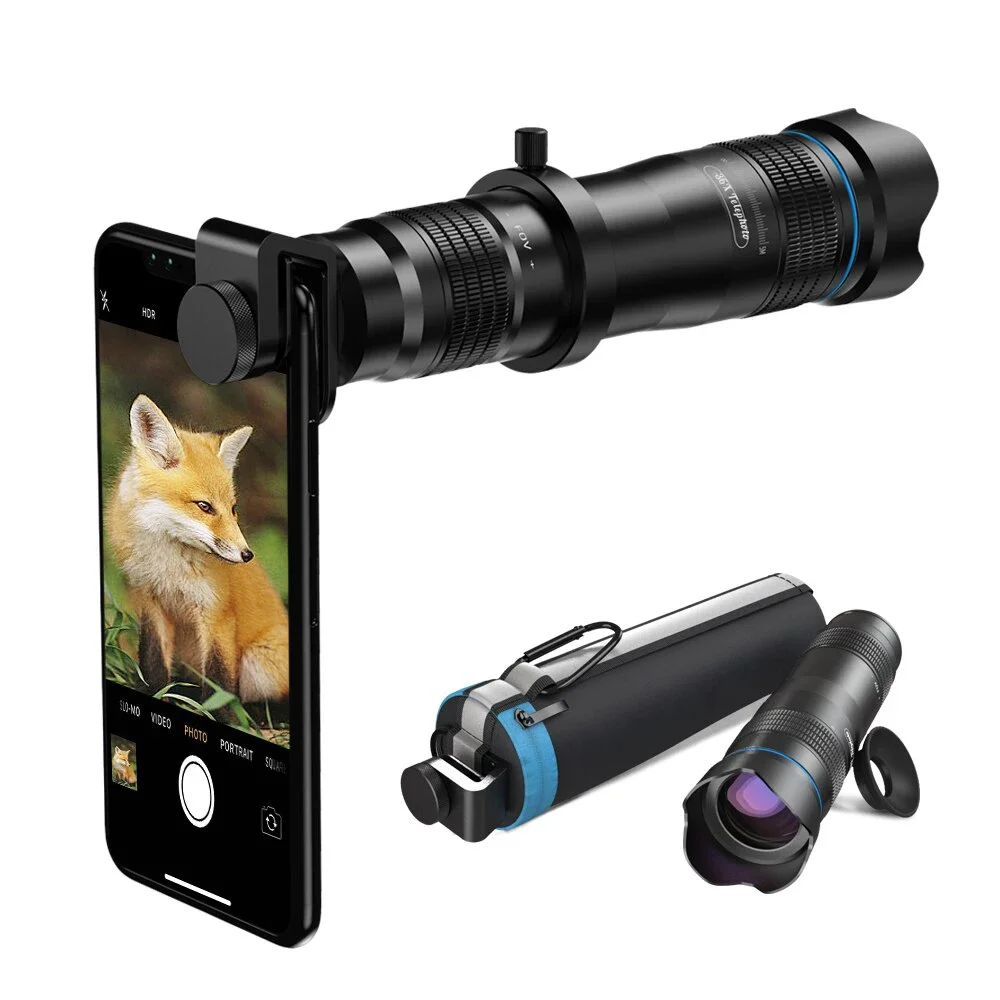 

New Optical 36x Telescope Telephoto Lens for Mobile Phone Metal 36x Telephoto Camera Lens for iPhone