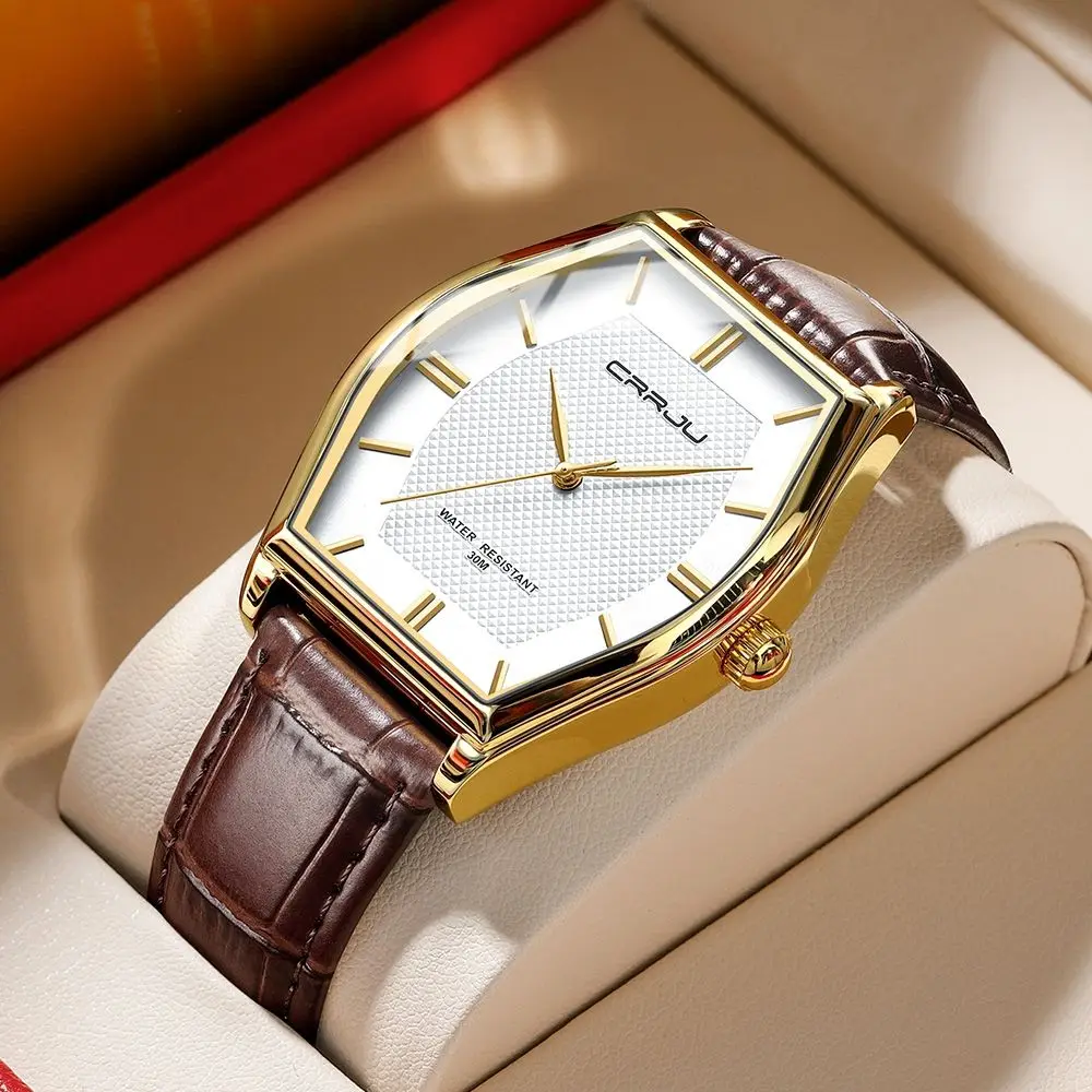 CRRJU New Belt Fashion Simple Men's Casual Watch Men's Watch Business Personalized Waterproof Watch
CRRJU New Belt Fashion Simple Men's Casual Watch Men's Watch Business Personalized Waterproof Watch