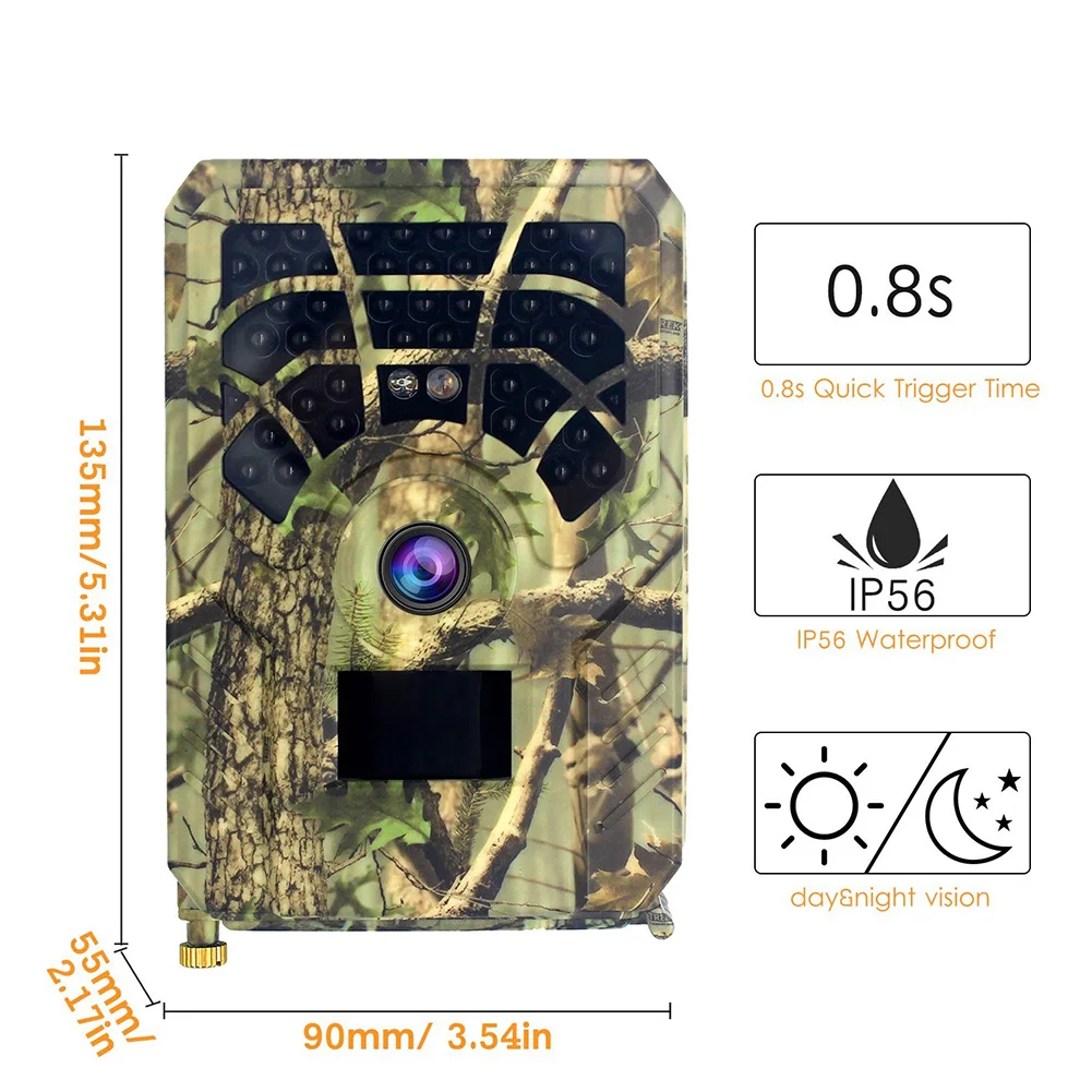 Durable Motion-triggered Infrared Night Vision Surveillance Camera Trail Camera PR-300A Waterproof IP56 5pins USB 2.0 ABS
Durable Motion-triggered Infrared Night Vision Surveillance Camera Trail Camera PR-300A Waterproof IP56 5pins USB 2.0 ABS