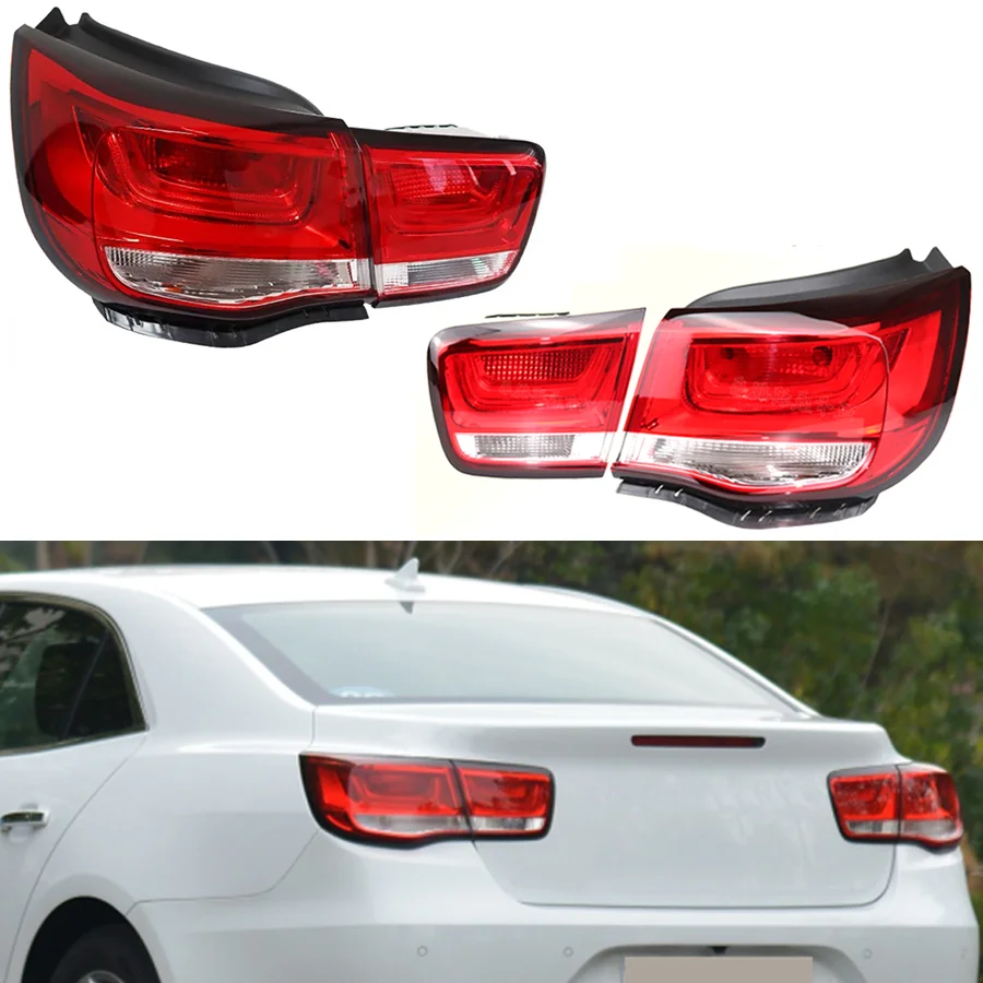 

Wooeight 1Pc Car Rear Lamp For Chevrolet Malibu 2016-2018 Tail Lamp Accessories Reversing Reverse Brake Stop Turn Signal Lamp