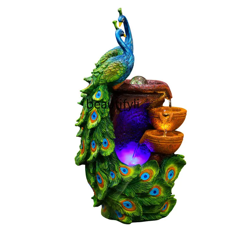 yj Peacock Flowing Water Ornaments Small Home Decoration Running Water Office Hotel Ornaments
yj Peacock Flowing Water Ornaments Small Home Decoration Running Water Office Hotel Ornaments