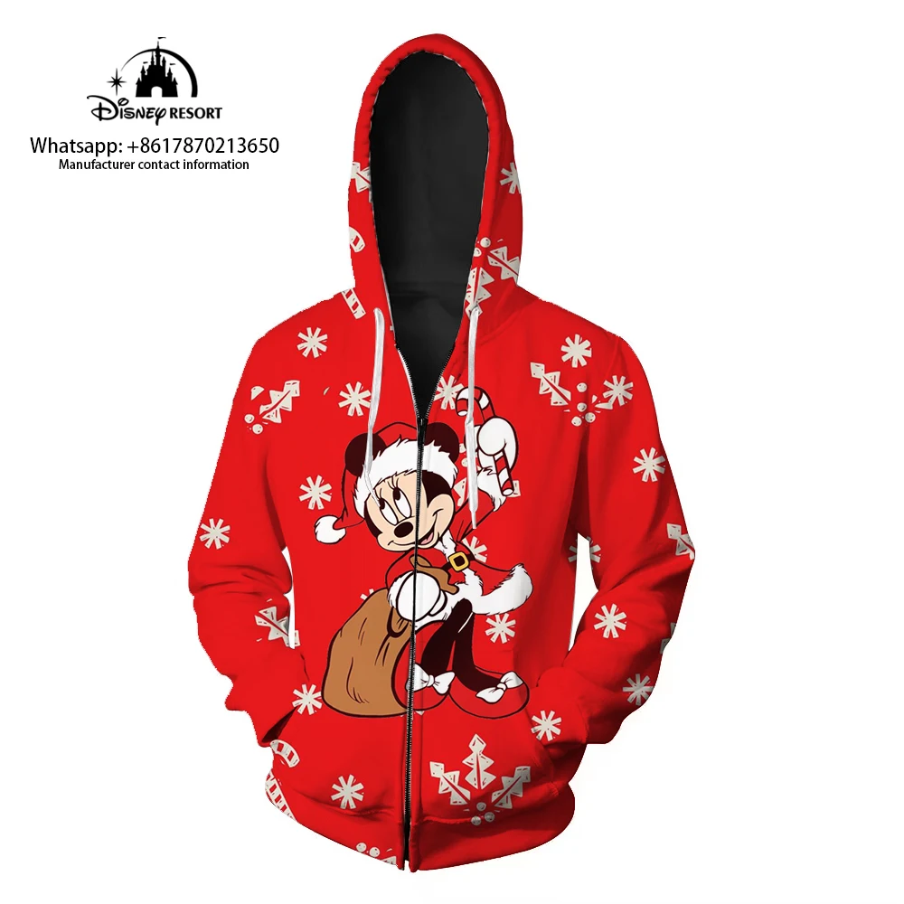 2022 Christmas New Girls Sportswear Disney Cartoon Print Mickey Minnie Anime Sweatshirt Autumn Harajuku Ladies Zipper Hoodie
2022 Christmas New Girls Sportswear Disney Cartoon Print Mickey Minnie Anime Sweatshirt Autumn Harajuku Ladies Zipper Hoodie
