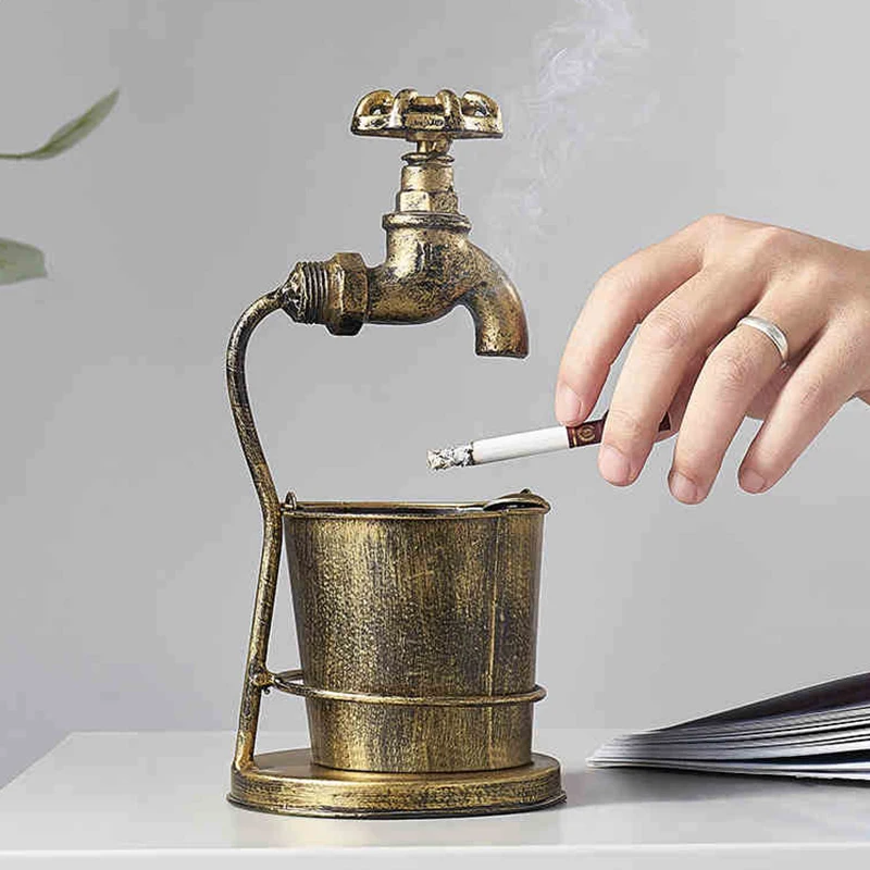 

Creative Cigar Ashtray For Home Cigarette Ashtray Gift Boyfriend Bar Smoking Smoke Accessories Desk Ash Tray For Smoking