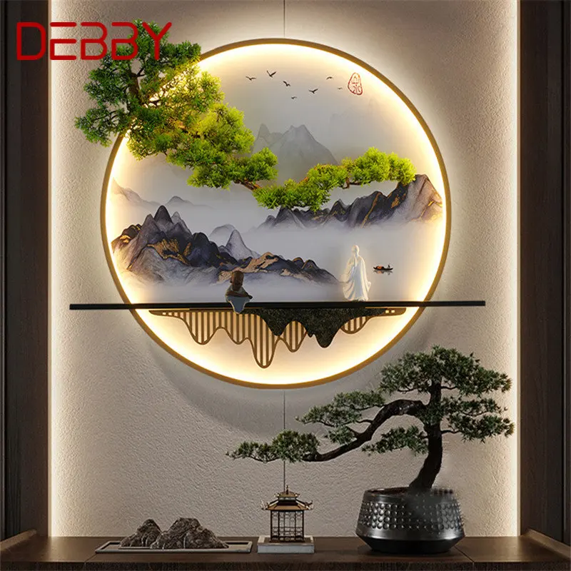 DEBBY S Modern Wall Picture Light Inside Creative Chinese Landscape Mural Sconces Lamp LED for Home Living Bedroom Study
DEBBY S Modern Wall Picture Light Inside Creative Chinese Landscape Mural Sconces Lamp LED for Home Living Bedroom Study