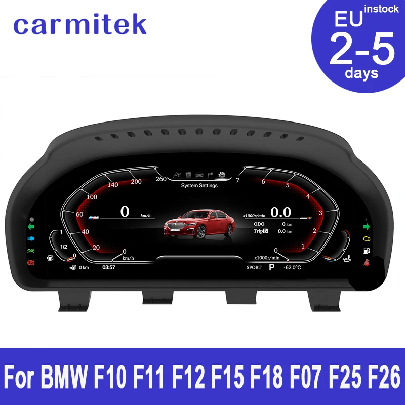 Автомобильный кластер спидометр для BMW F12 F06 F11 F18 F13 F01 F02 F03 F25 F26 F15 F16 F18 F85 ЖК цифровой приборной панели
Автомобильный кластер спидометр для BMW F12 F06 F11 F18 F13 F01 F02 F03 F25 F26 F15 F16 F18 F85 ЖК цифровой приборной панели