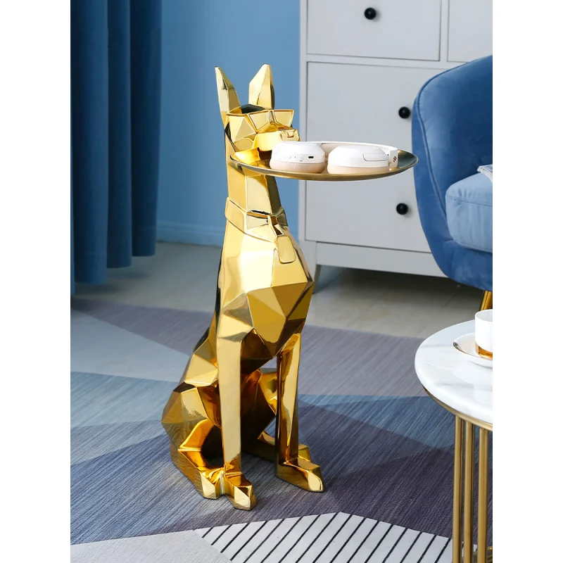 Home Decor Gentleman Dog Geometry Statue Welcome Ornaments Tray Figurine Porch Art Room Decoration Resin Animals Sculptures
Home Decor Gentleman Dog Geometry Statue Welcome Ornaments Tray Figurine Porch Art Room Decoration Resin Animals Sculptures