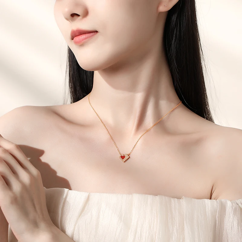 CYJ Sparkling Mosaque Love European 925 Sterling Silver Necklace For Women Birthday Party Gift Jewelry
CYJ Sparkling Mosaque Love European 925 Sterling Silver Necklace For Women Birthday Party Gift Jewelry