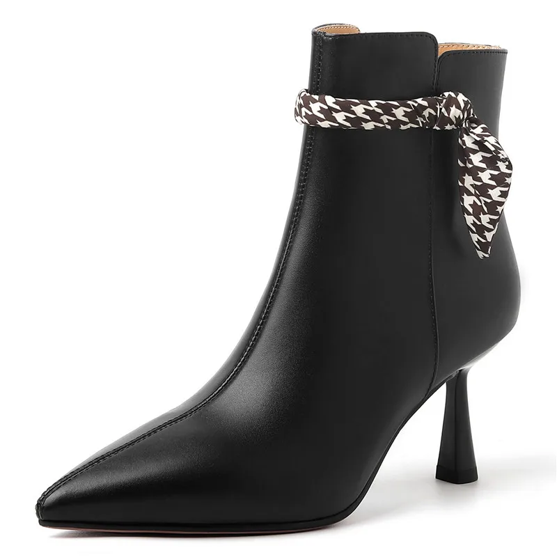 Fashionable Genuine Leather Women Chelsea Boots Sexy Elegant Quality Comfortable Naked Boots Zapatos Tacon Bajo Mujeres Elegante
Fashionable Genuine Leather Women Chelsea Boots Sexy Elegant Quality Comfortable Naked Boots Zapatos Tacon Bajo Mujeres Elegante