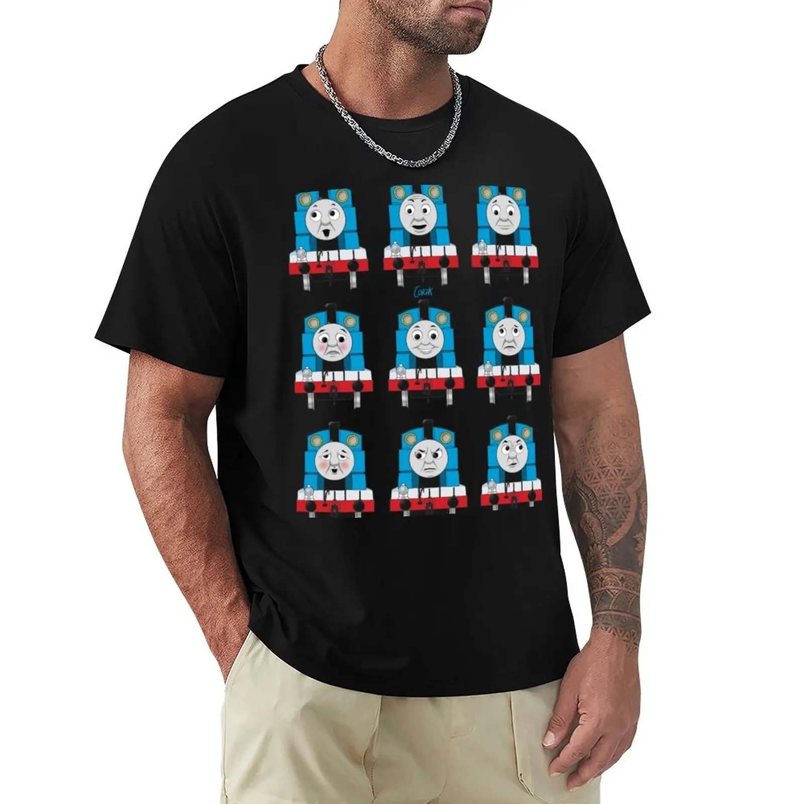 The Many Faces of Thomas Clas T-Shirt vintage animal prinfor boys customs design your own Men's clothing
The Many Faces of Thomas Clas T-Shirt vintage animal prinfor boys customs design your own Men's clothing