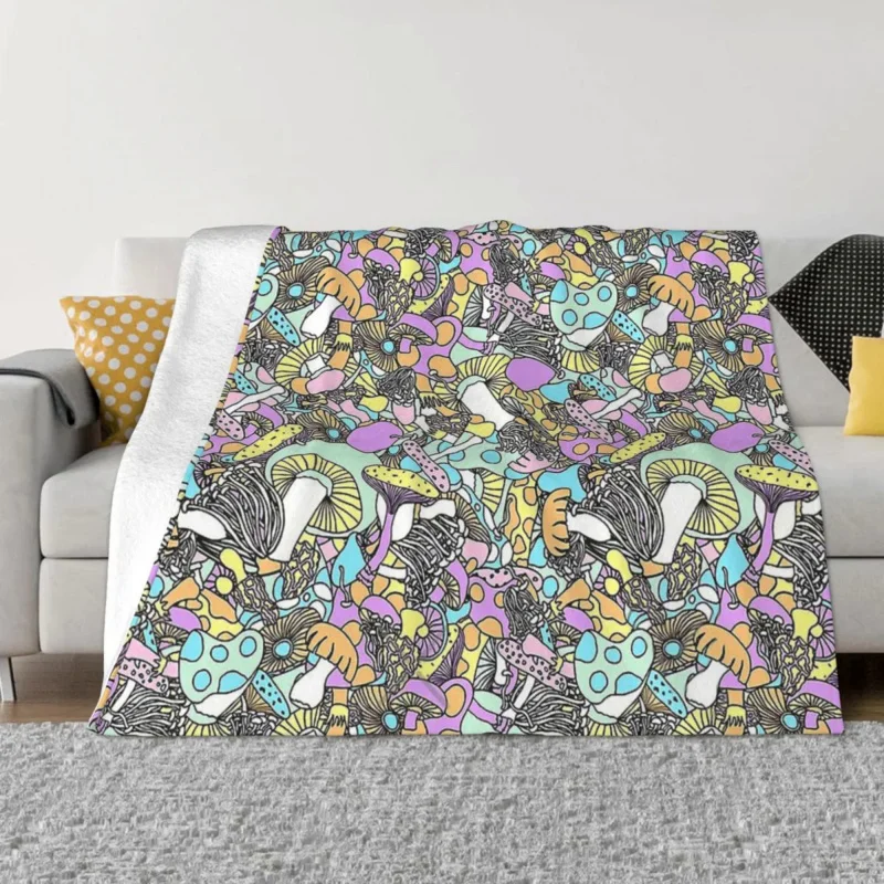 Mushroom Mushrooms Forest Blanket Flannel Decoration 50s Psychedelic Portable Home Bedspread
Mushroom Mushrooms Forest Blanket Flannel Decoration 50s Psychedelic Portable Home Bedspread
