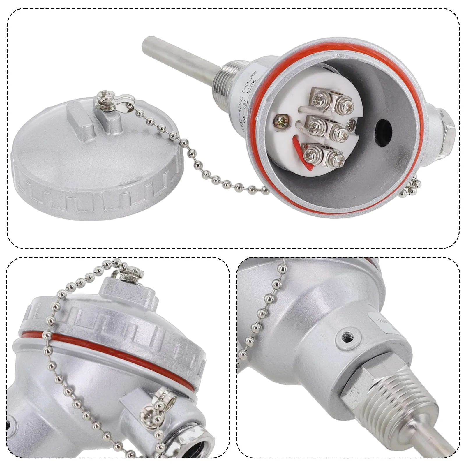 1pcs 75mm RTD PT100 Temperature Sensor Probe Thread 1/2" NPT Thread Thermocouple Terminal Head Electrical Equipment
1pcs 75mm RTD PT100 Temperature Sensor Probe Thread 1/2" NPT Thread Thermocouple Terminal Head Electrical Equipment