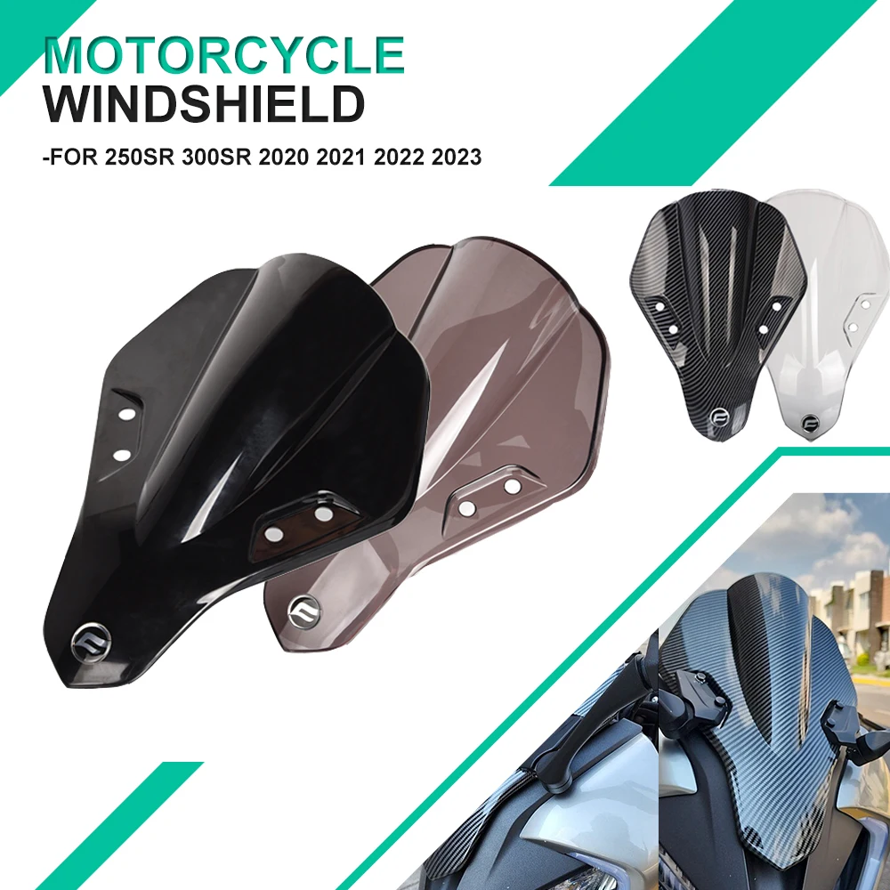 

Motorcycle Accessories 250 300 sr Windshield WindScreen For CFMOTO CF MOTO 250SR 300SR 2020 2021 2022 2023 Wind Deflector Shield