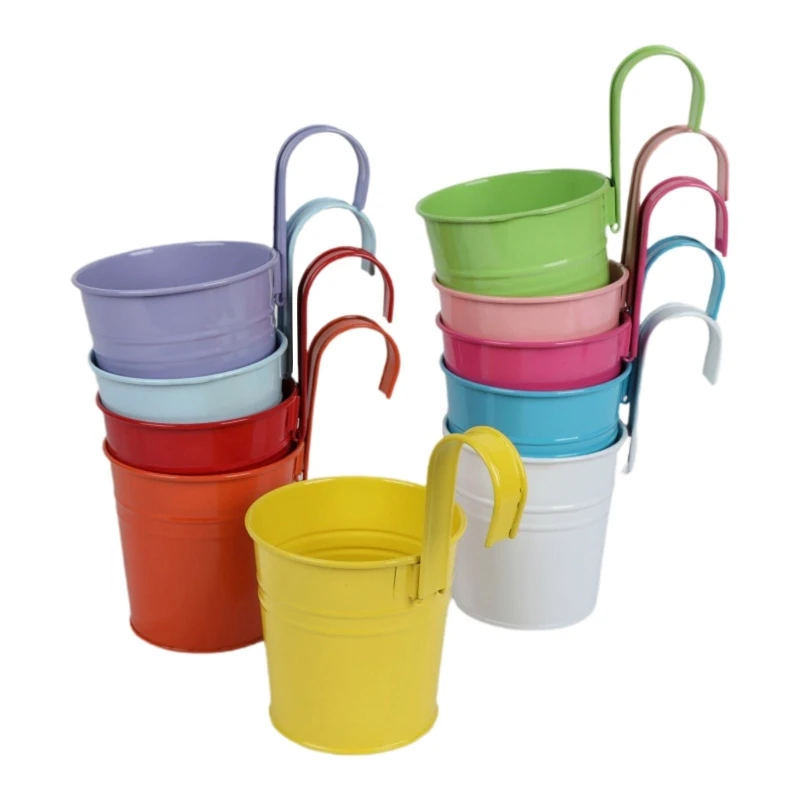 10 шт. подвесной железный цветочный горшок с круглым горлом для посадки овощей и садовых украшений 45BE
10 шт. подвесной железный цветочный горшок с круглым горлом для посадки овощей и садовых украшений 45BE