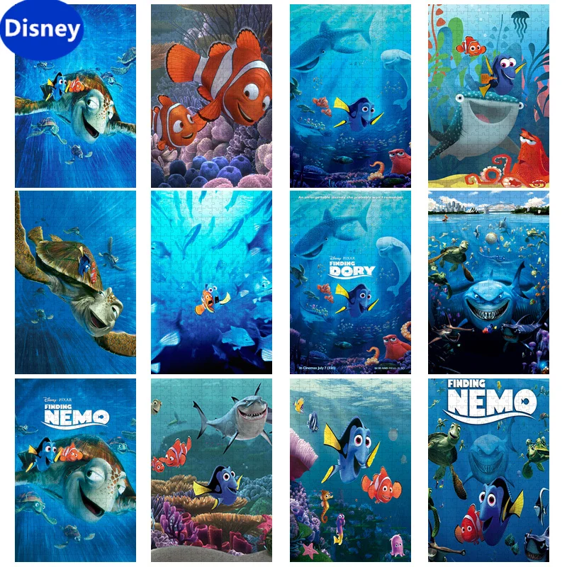 

Finding Nemo Clownfish Disney 1000-Piece Jigsaw Puzzle Children's Educational Jigsaw Puzzle Game Holiday Gift