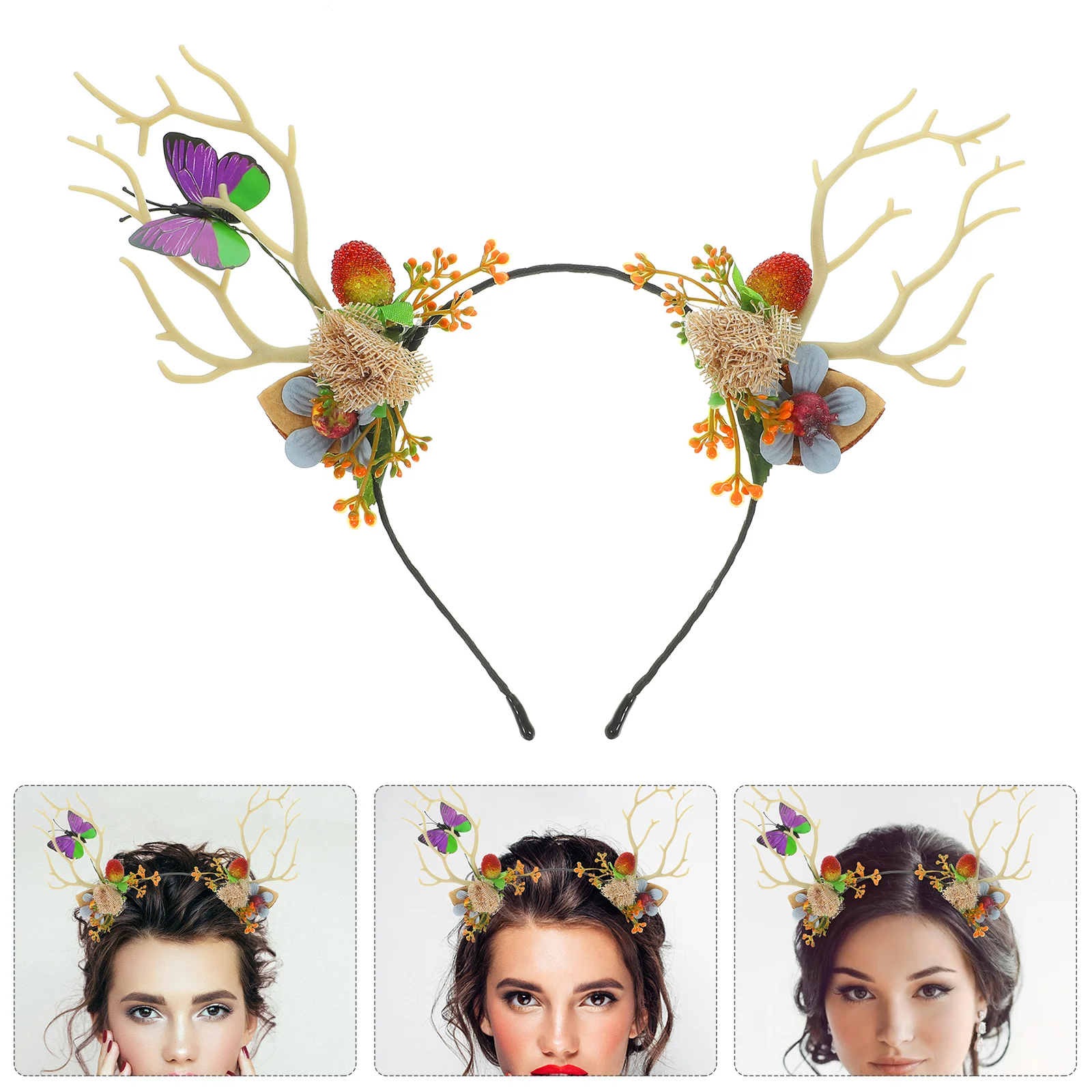 Antler Hair Bands Twig Wreath Lovely Headband Adorable Girl Garland Headband for Kids Children
Antler Hair Bands Twig Wreath Lovely Headband Adorable Girl Garland Headband for Kids Children