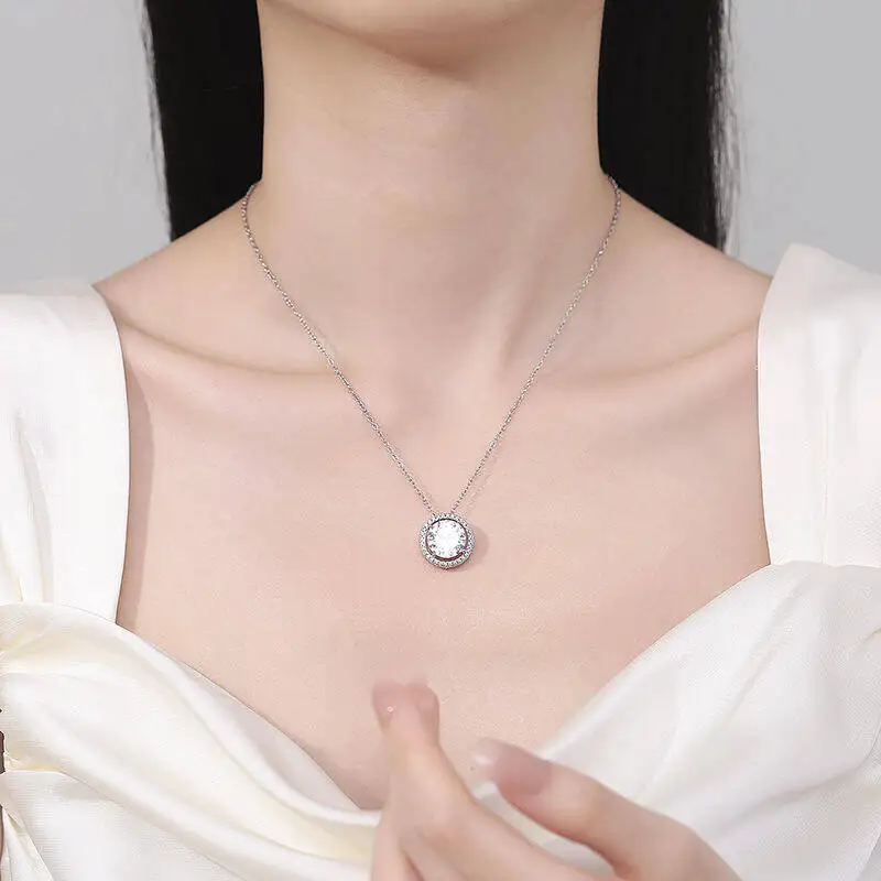 5CT D Color Moissanite Classic Pendant Necklace Fairy Necklace Real 925sterling Silver Women Fine Jewelry for Valentine's Party 4 Mallzona S2576ada19eb748039cfae81a82d10629q 5CT D Color Moissanite Classic Pendant Necklace Fairy Necklace Real 925sterling Silver Women Fine Jewelry for Valentine's Party Mallzona