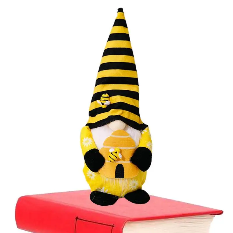 Bee Gnomes Decorations Faceless Bee Doll Ornament Plush Stuffed Ornaments Festival Gifts Garden Home Farmhouse Kitchen
Bee Gnomes Decorations Faceless Bee Doll Ornament Plush Stuffed Ornaments Festival Gifts Garden Home Farmhouse Kitchen