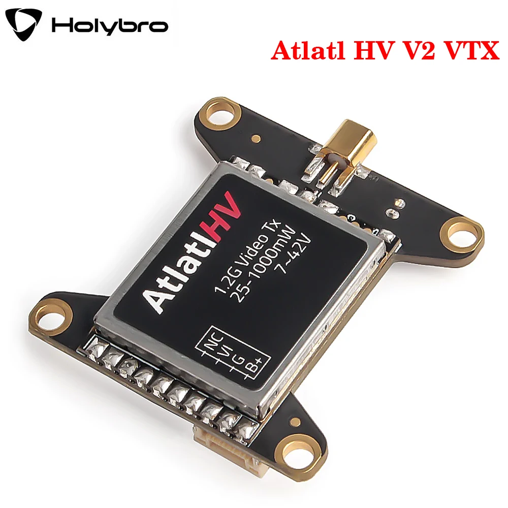 

HolyBro Atlatl HV V2 VTX 1.2GHz 1W 2-8S LiPo 30.5X30.5mm for FPV Long Range Drone DIY Parts