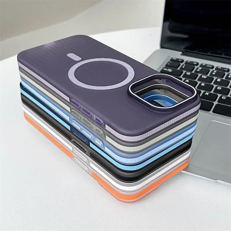 Подходит для Apple, подходит для iphone, гофрированный Магнитный чехол 15promax, чехол для телефона, матовая противоскользящая полоса 14/13/12, простой жесткий
Подходит для Apple, подходит для iphone, гофрированный Магнитный чехол 15promax, чехол для телефона, матовая противоскользящая полоса 14/13/12, простой жесткий