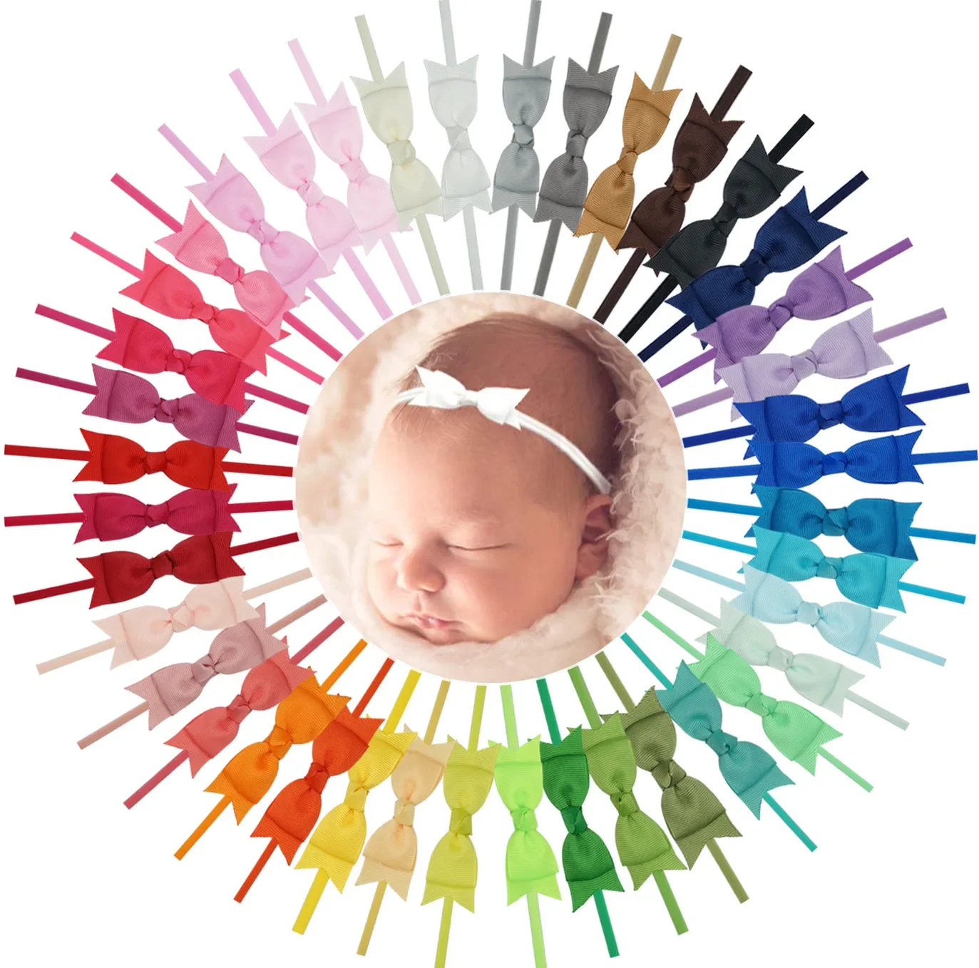 14Pcs Super Soft Baby Headbands Hair Bows Elastic Seamless Nylon Hair Bands for Baby Girls Newborn Infant and Toddlers
14Pcs Super Soft Baby Headbands Hair Bows Elastic Seamless Nylon Hair Bands for Baby Girls Newborn Infant and Toddlers