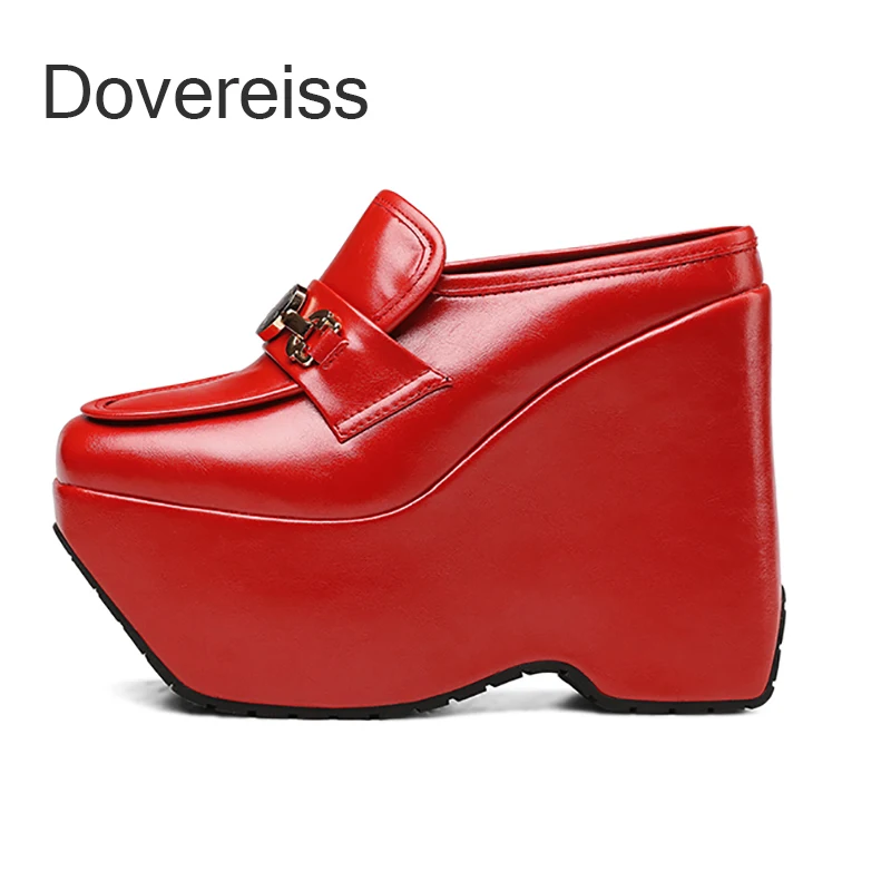 Dovereiss Fashion Women's Shoes Red Slippers Summer Consice Platform Sexy Mules Waterproof Elegant White Wedges 40 41 42 43
Dovereiss Fashion Women's Shoes Red Slippers Summer Consice Platform Sexy Mules Waterproof Elegant White Wedges 40 41 42 43