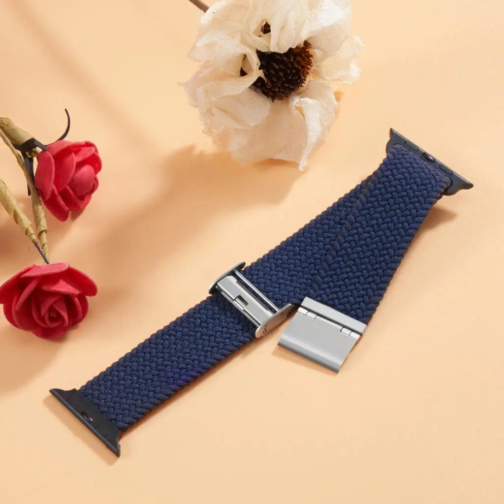 Braided Solo Loop For Apple watch band 45mm 41mm 44mm 40mm 42mm 49mm Elastic Nylon bracelet iWatch serie 3 se 6 7 8 ultra strap Braided Solo Loop For Apple watch band 45mm 41mm 44mm 40mm 42mm 49mm Elastic Nylon bracelet iWatch serie 3 se 6 7 8 ultra strap