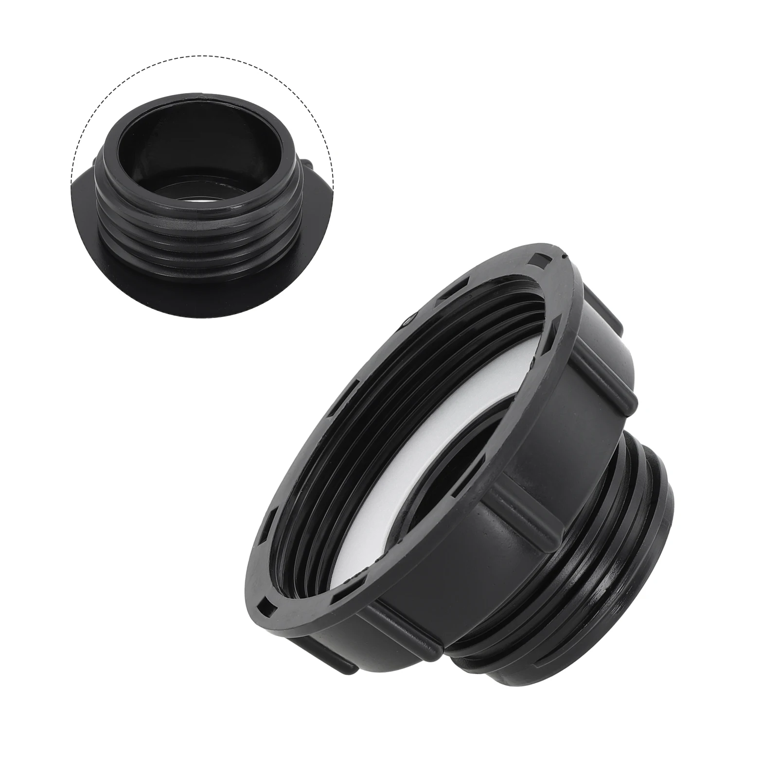 Connector IBC Adapter 80mm Black IBC Adapter IBC Tank Connector Plastic S60x6(60mm) Adapter For IBC Containers
Connector IBC Adapter 80mm Black IBC Adapter IBC Tank Connector Plastic S60x6(60mm) Adapter For IBC Containers