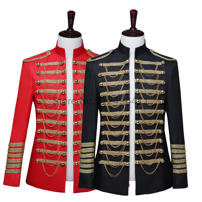 Halloween Party S-3XL Plus Size King Prince Blazer Renaissance Medieval Men Royal Court Cosplay Costume Coat Uniform Black Red
Halloween Party S-3XL Plus Size King Prince Blazer Renaissance Medieval Men Royal Court Cosplay Costume Coat Uniform Black Red