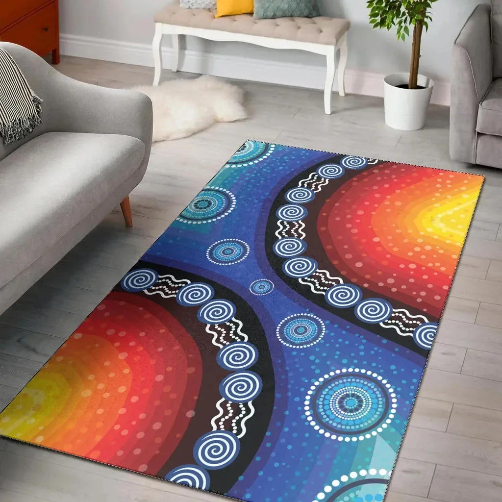 Aboriginal Color Dot Painting 3D Print Room Mat Floor Anti-slip Carpet Home Decoration Themed Living Room Carpet
Aboriginal Color Dot Painting 3D Print Room Mat Floor Anti-slip Carpet Home Decoration Themed Living Room Carpet