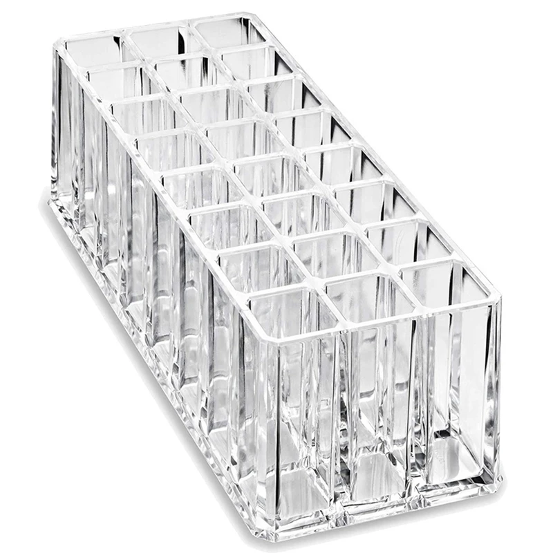 

Storage Box Lipstick Storage Box 24 Space Clear Acrylic Tall Organization Container