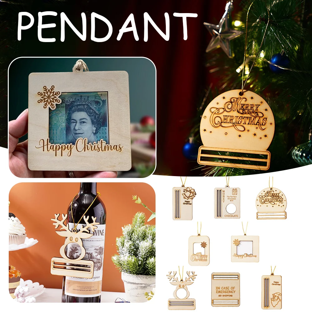 Wooden Christmas Unique Money Holder Personalized Hangable Ornament For Home Decoration
Wooden Christmas Unique Money Holder Personalized Hangable Ornament For Home Decoration