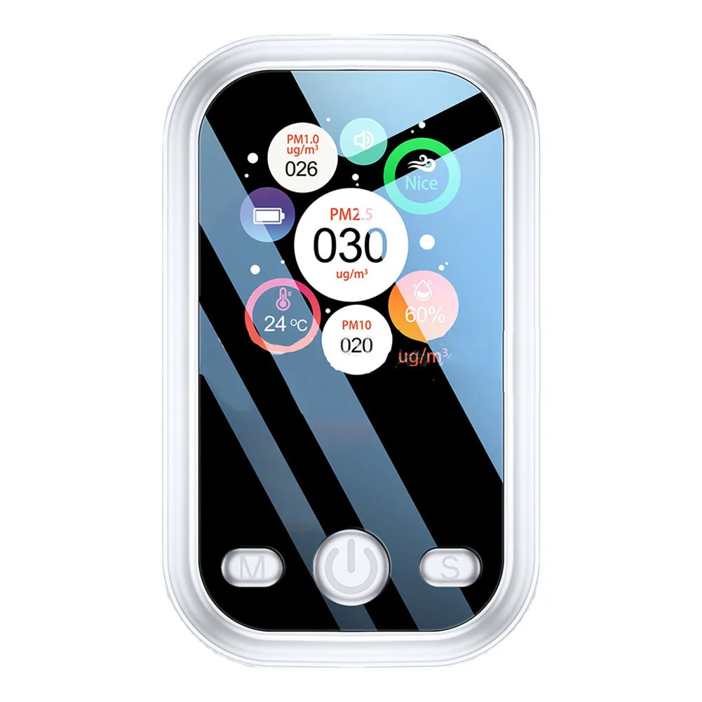 Новый монитор качества воздуха, монитор качества воздуха, высокоточные датчики, интуитивно понятная и удобная легкая структура