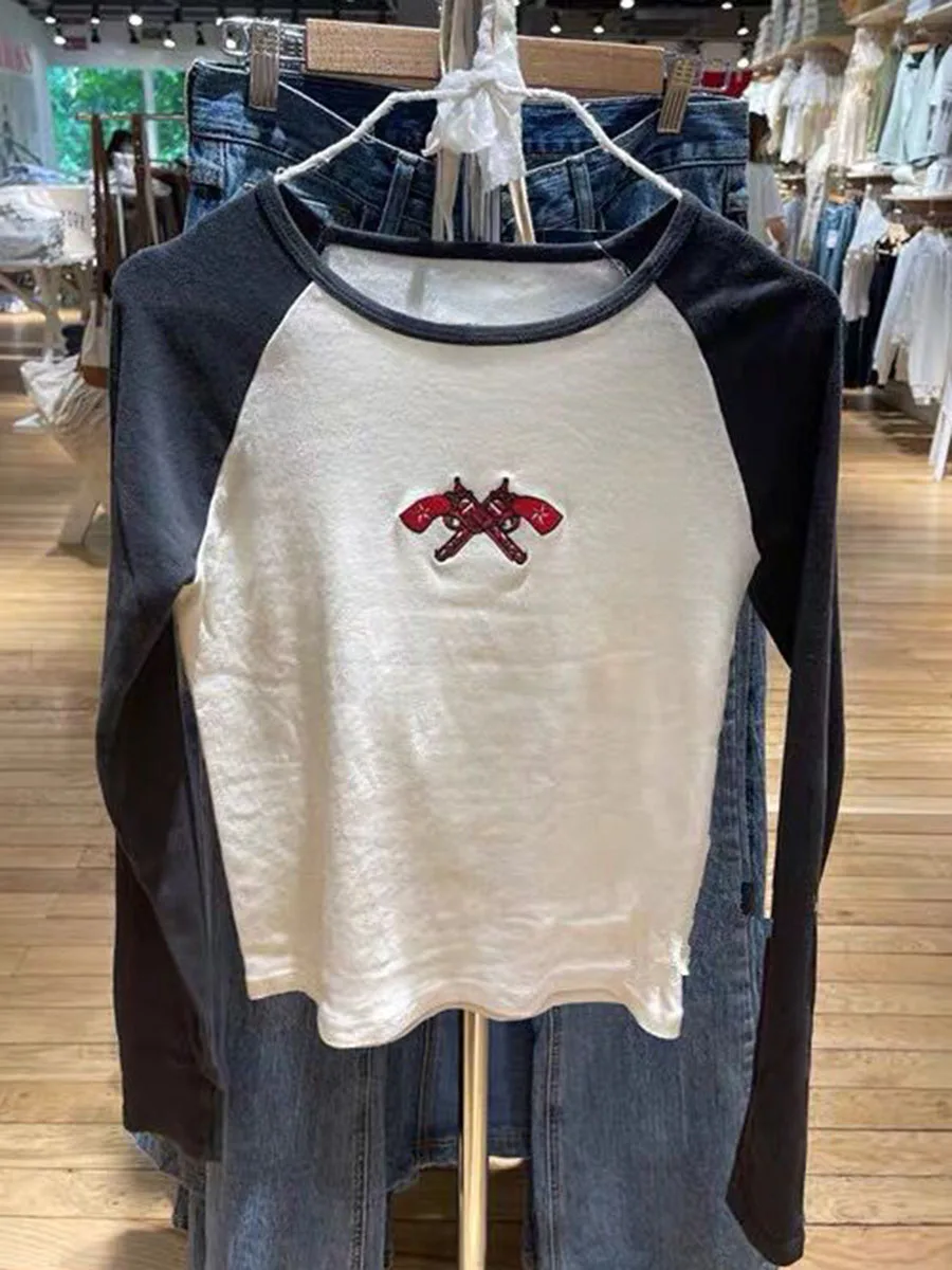 Женская хлопковая Футболка с круглым вырезом, в стиле ретро
Женская хлопковая Футболка с круглым вырезом, в стиле ретро