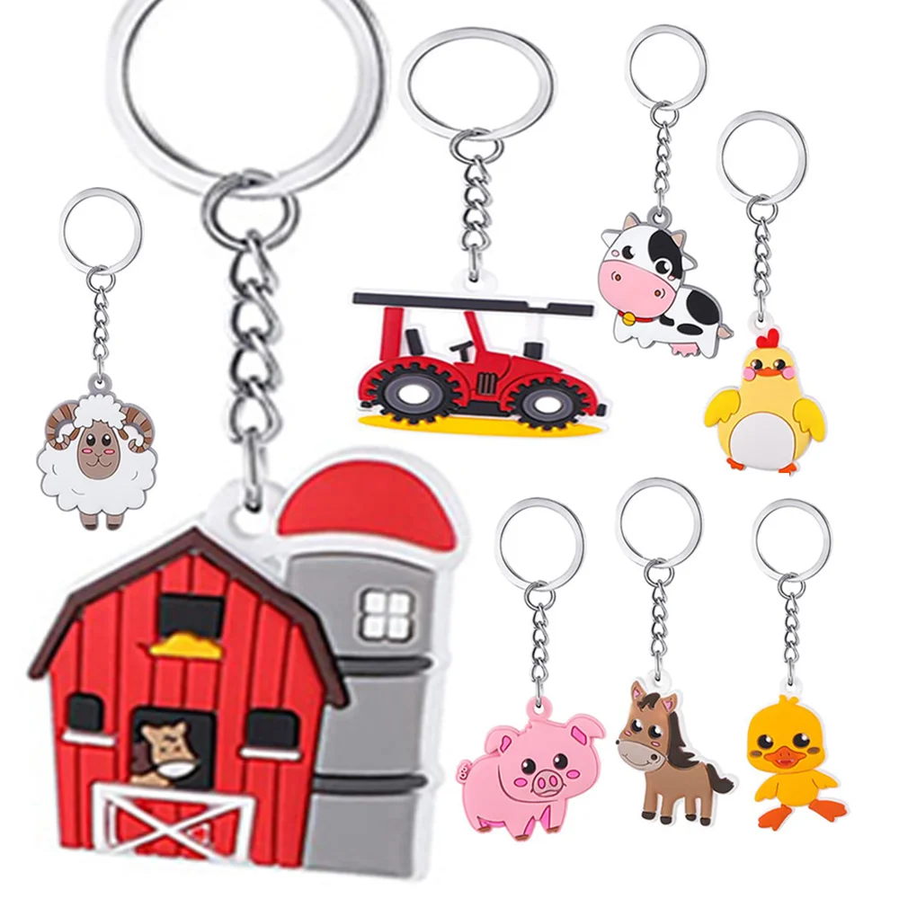 8 Pack Farm Birthday Party Animal Keychains Favors Supplies Kids Bag Fillers School Carnival Rewards Baby Shower Cow Pig Tractor
8 Pack Farm Birthday Party Animal Keychains Favors Supplies Kids Bag Fillers School Carnival Rewards Baby Shower Cow Pig Tractor