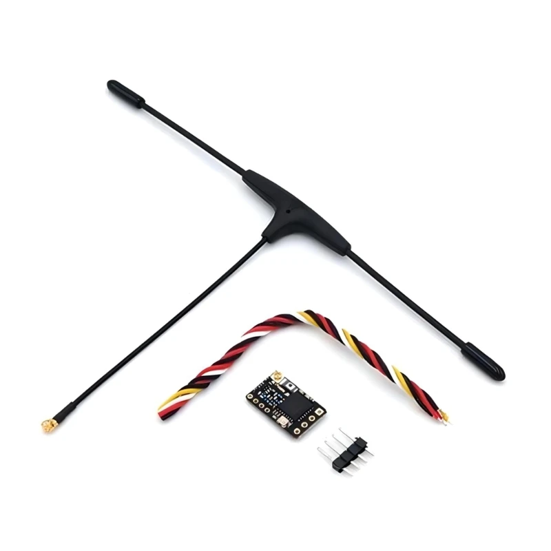 

1 Set TBS Receiver Super Miniature 915 Receiver with V2 T Antenna Pin Header Long Ranges Drones Receiver H7EC