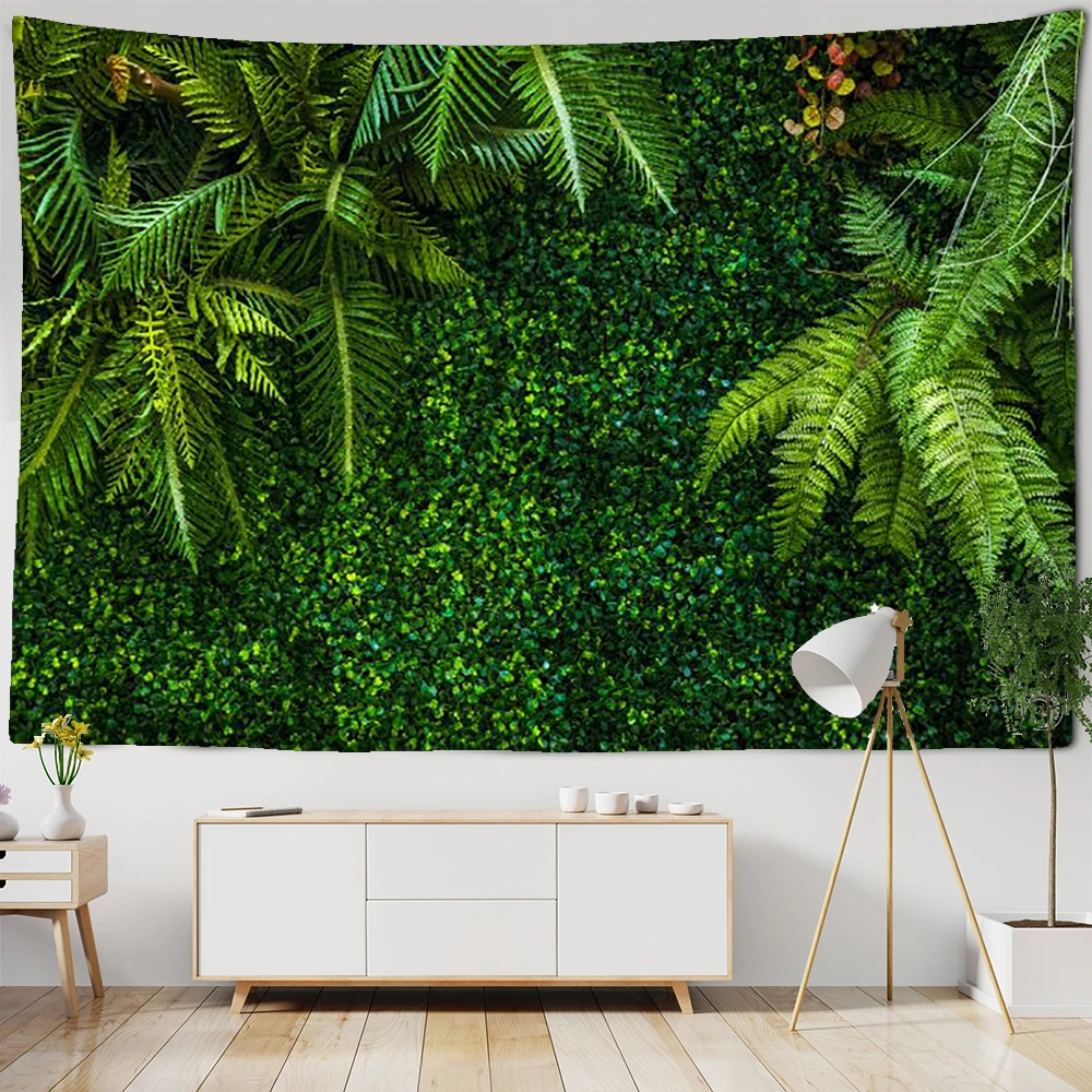 

Forest Plant Grass lawn Printed Large Wall Tapestry Cheap Hippie Wall Hanging Bohemian Wall Tapestries Mandala Wall Art Decorate
