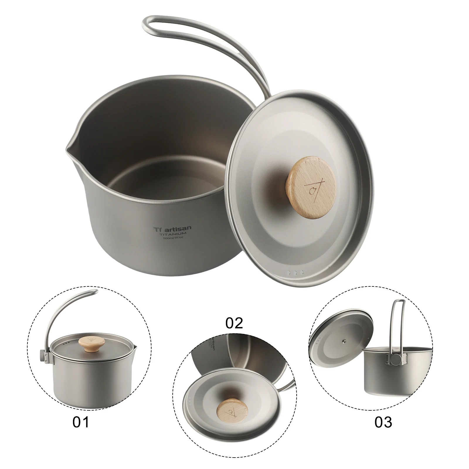 Storage Sack Hanging Pot 1.1L 1100ml Camping Pot Dismantling For Camping Hiking High Quality Rust-Proof
Storage Sack Hanging Pot 1.1L 1100ml Camping Pot Dismantling For Camping Hiking High Quality Rust-Proof