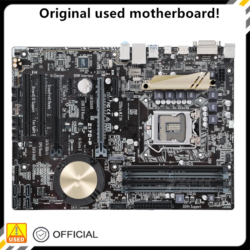 Z170P для планшетов, оригинальная б/у Материнская плата Intel Z170 64 Гб DDR4 LGA 1151 i7/i5/i3 USB3.0 SATA3
Z170P для планшетов, оригинальная б/у Материнская плата Intel Z170 64 Гб DDR4 LGA 1151 i7/i5/i3 USB3.0 SATA3