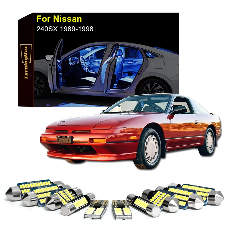 Canbus Interior Lighting LED Bulbs Kit Package For Nissan 240SX 1989-1998 Trunk Dome Reading Lights Indoor Lamps Car Accessories
Canbus Interior Lighting LED Bulbs Kit Package For Nissan 240SX 1989-1998 Trunk Dome Reading Lights Indoor Lamps Car Accessories