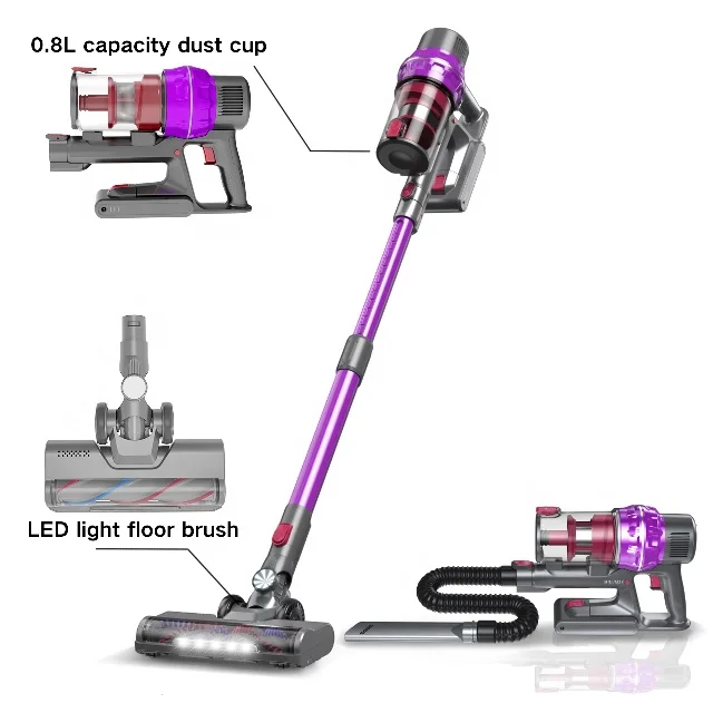New Popular Purple Lightweight 23Kpa Long Time Working Cordless Household Vacuum Cleaner
New Popular Purple Lightweight 23Kpa Long Time Working Cordless Household Vacuum Cleaner