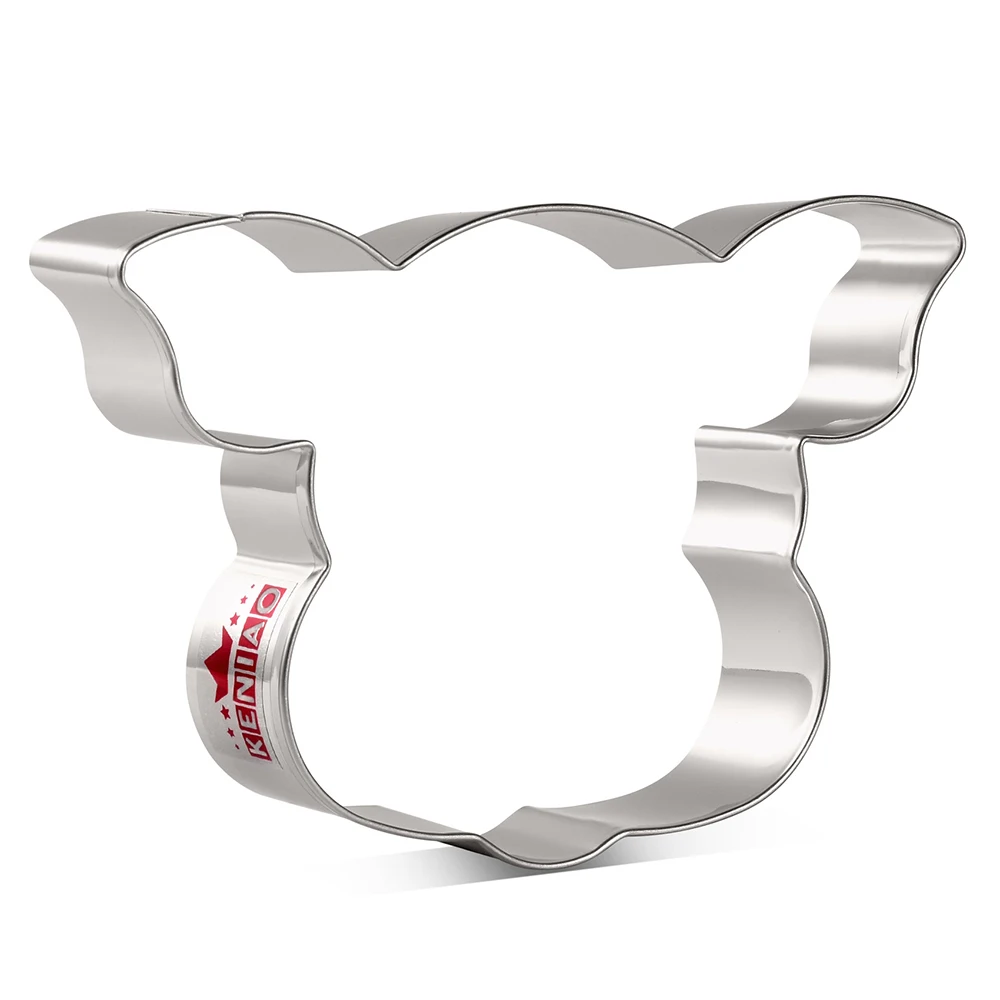 KENIAO Pig Face Cookie Cutter - 11.7 cm - Bread Sandwich Fondant Biscuit Mold - Stainless Steel
KENIAO Pig Face Cookie Cutter - 11.7 cm - Bread Sandwich Fondant Biscuit Mold - Stainless Steel